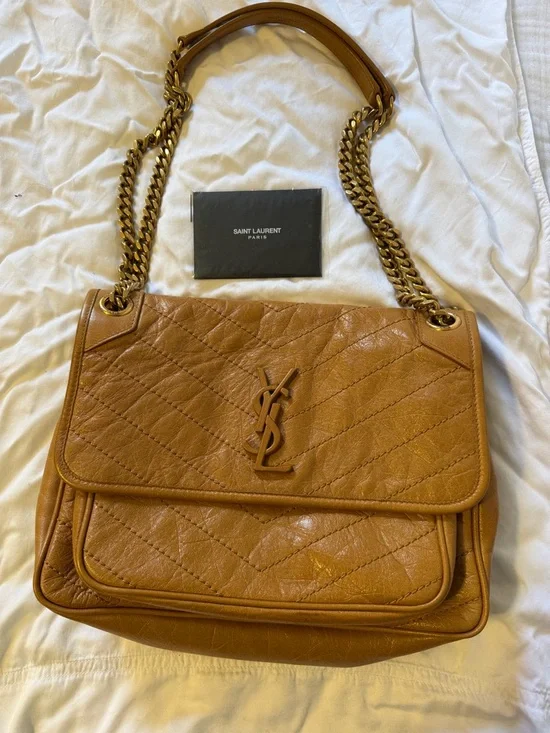 Saint Laurent Niki Bag in Sungold - Picture 6 of 6